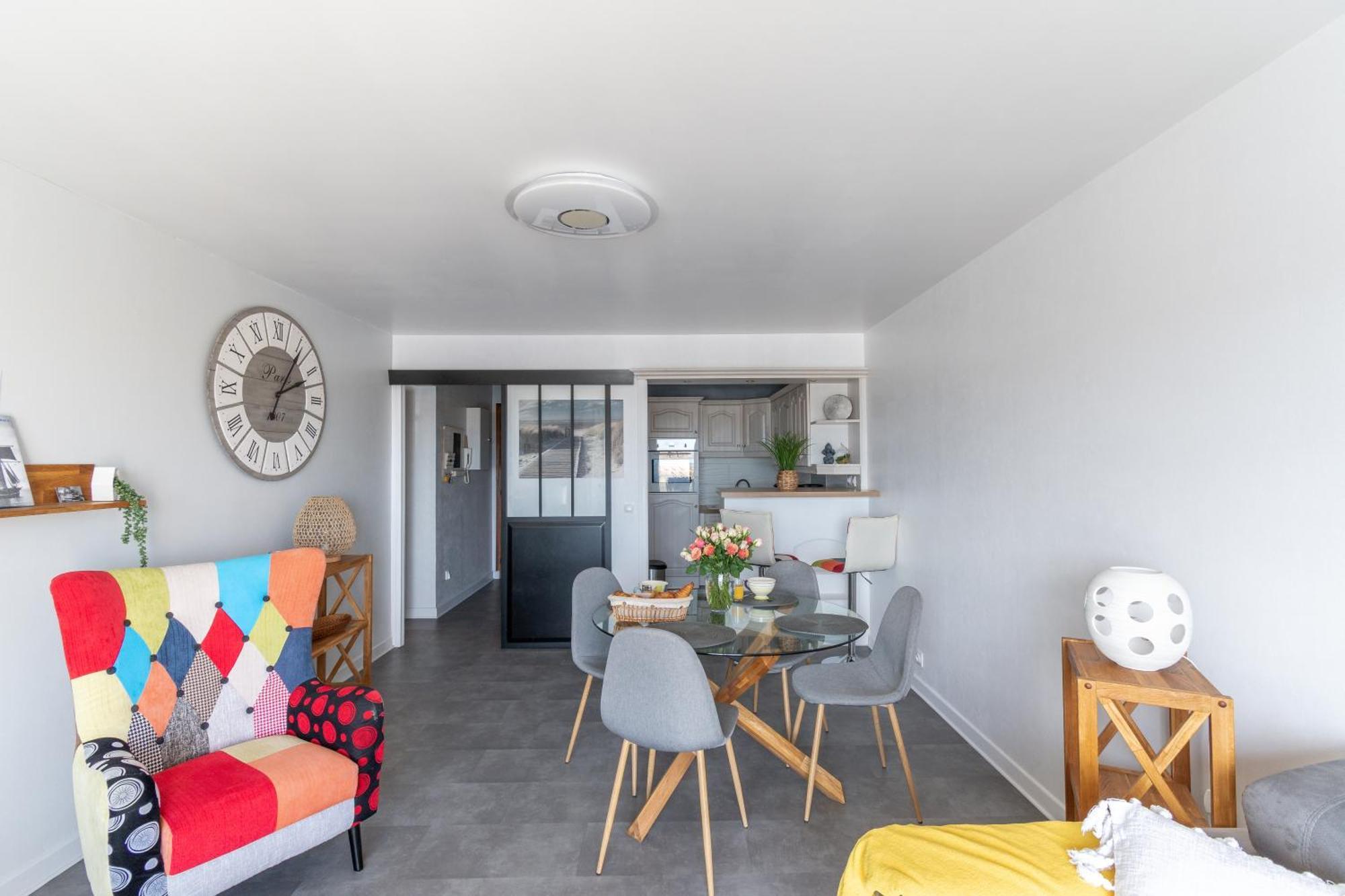 Au Bruit Des Vagues Apartment Биник Стая снимка