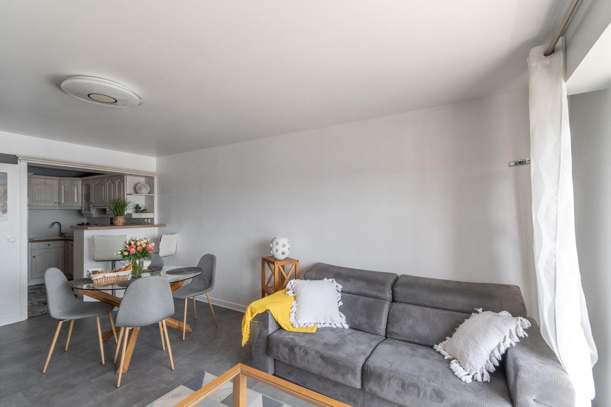 Au Bruit Des Vagues Apartment Биник Стая снимка